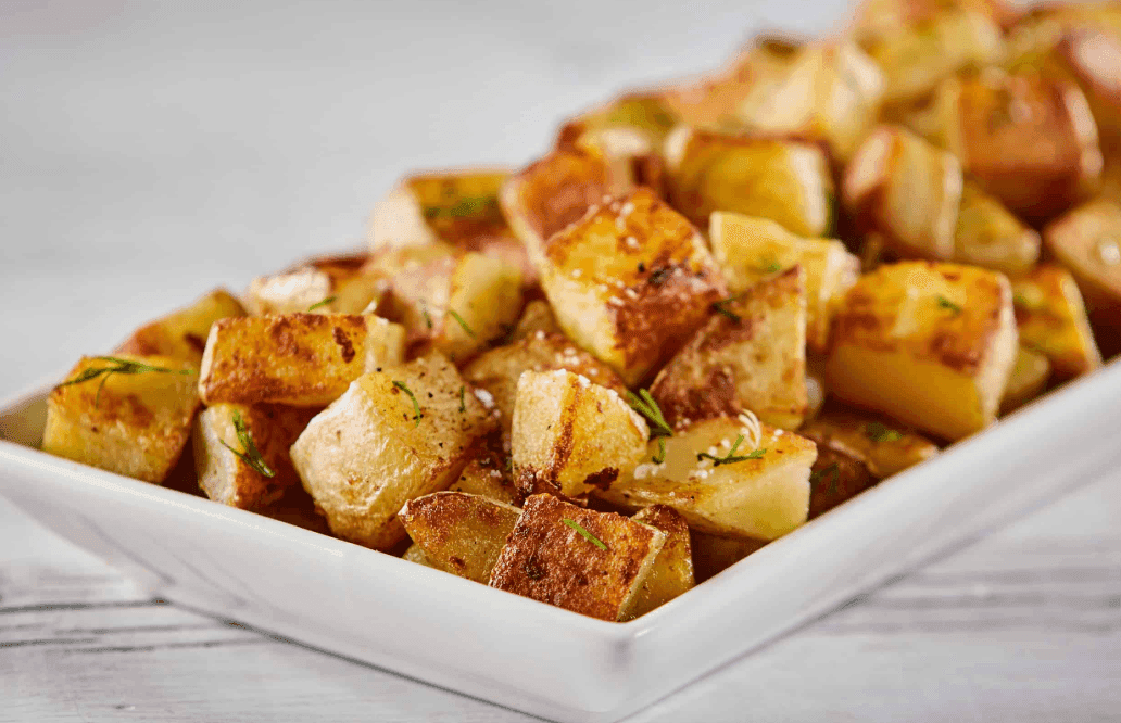 Papas doradas al horno